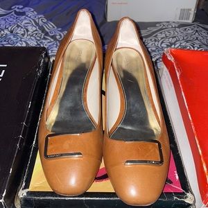 Coach tannish loafer some scuffs